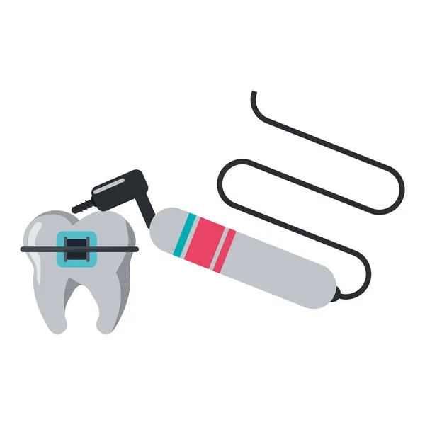 Tratamiento dental médico — Vector de stock