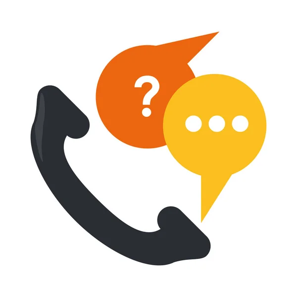 Call center e atendimento ao cliente — Vetor de Stock