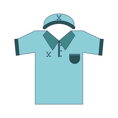 Golf tshirt ve şapka