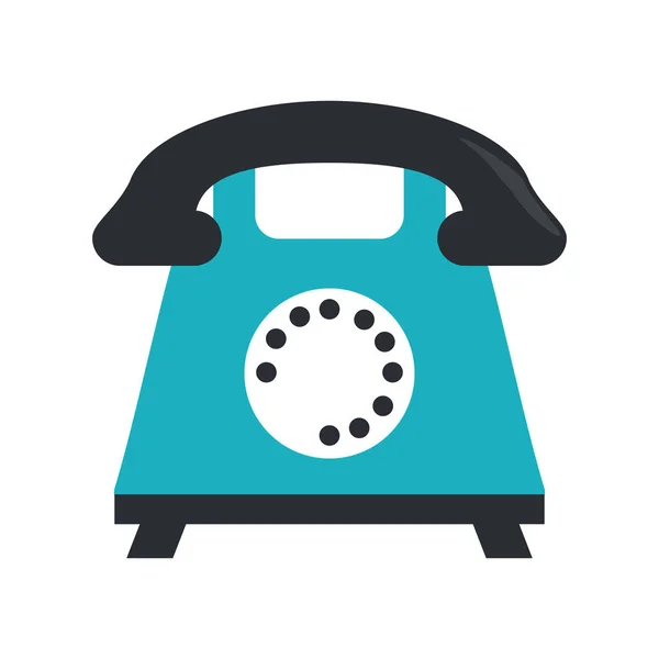 Oldtimer-Telefonsymbol — Stockvektor