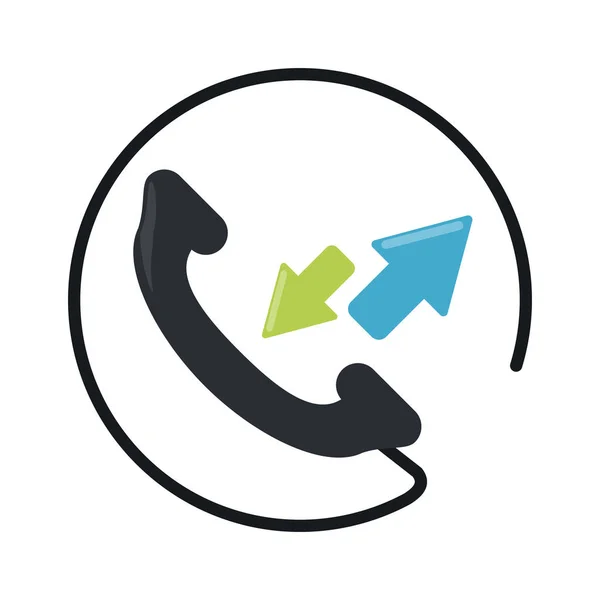 Centro de llamadas y servicio al cliente — Archivo Imágenes Vectoriales