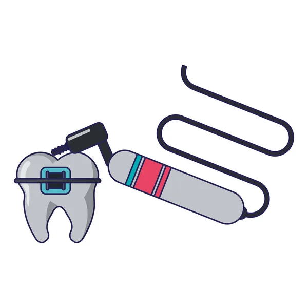 Traitement dentaire médical — Image vectorielle
