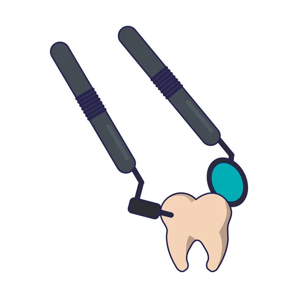 Tratamiento dental médico — Vector de stock