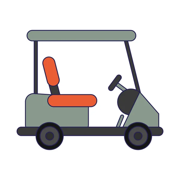 Golf cart veicolo — Vettoriale Stock