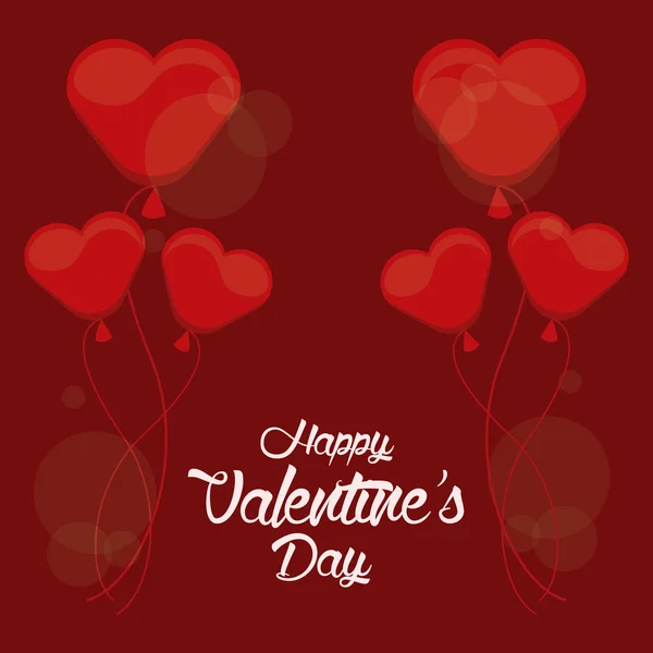 Amore valentines giorno cartone animato — Vettoriale Stock