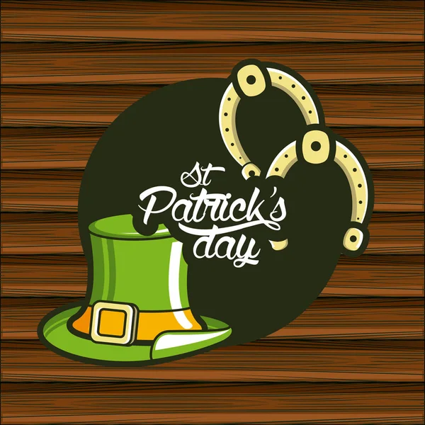 St Patricks Tag Cartoon — Stockvektor