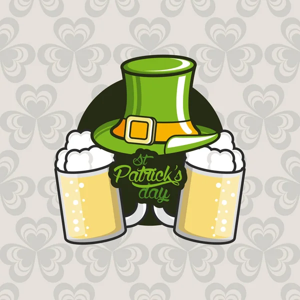 St patricks jour dessin animé — Image vectorielle