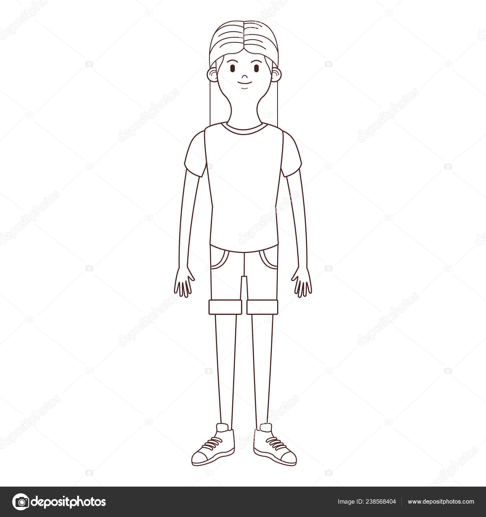 Young woman body cartoon Stock Vector Image by ©jemastock #238568404