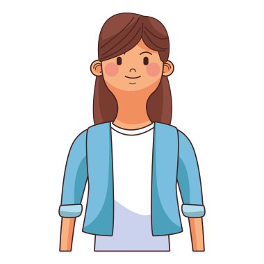 kadın esmer avatar portre