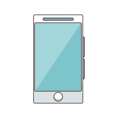 teknoloji smartphone çizgi film