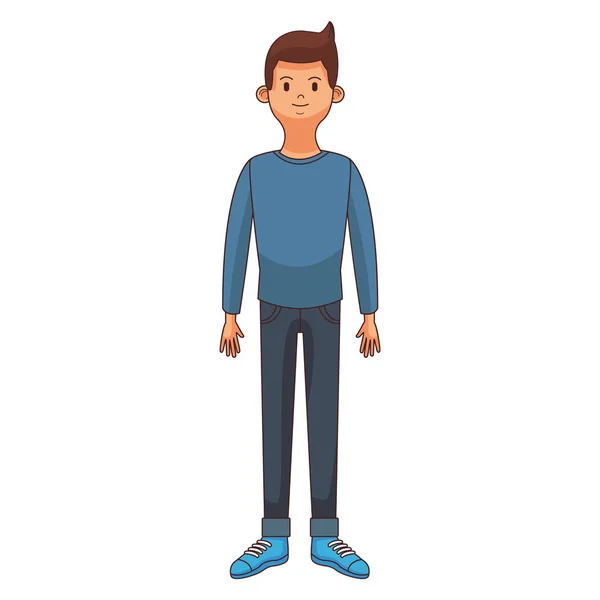 Homme jeune avatar — Image vectorielle