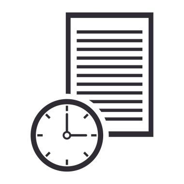 Kağıt levha ile saat