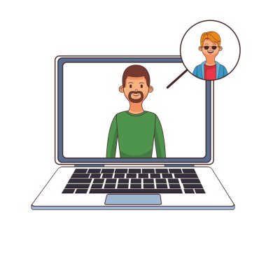 Genç adam çizgi filmi