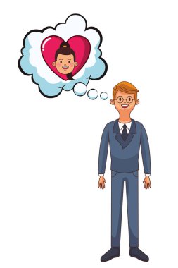 Genç adam çizgi filmi