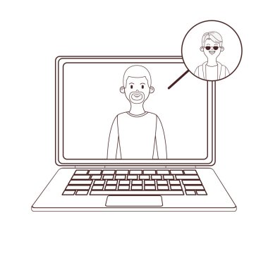 Genç adam çizgi filmi