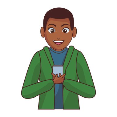 Genç adam çizgi filmi