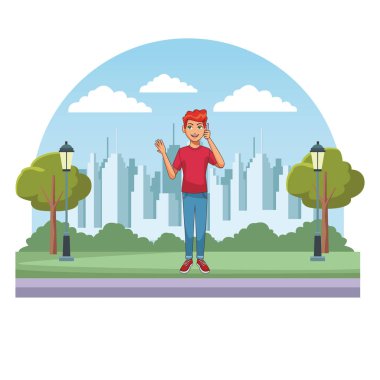 Genç adam çizgi filmi