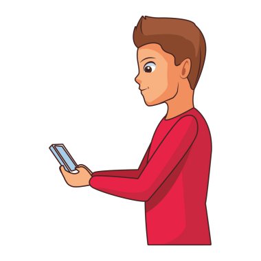 Genç adam çizgi filmi