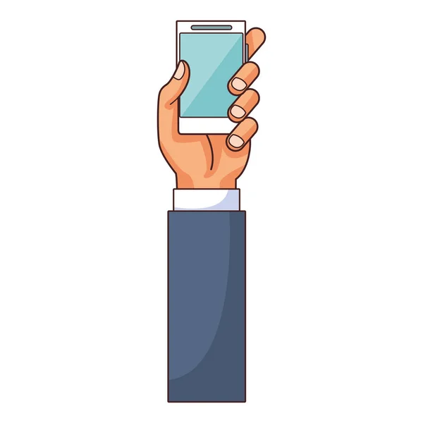 Technologie smartphone cartoon — Stockvector