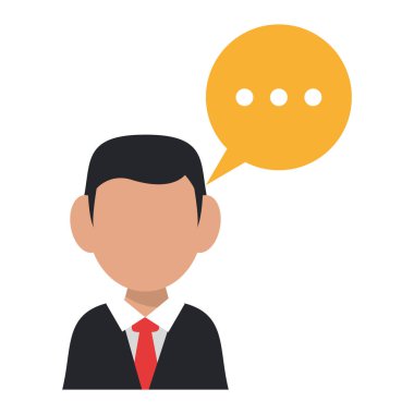 işadamı boş sohbet balon