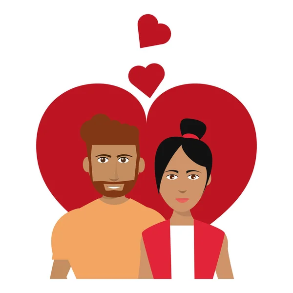 Пара влюблённых — стоковый вектор