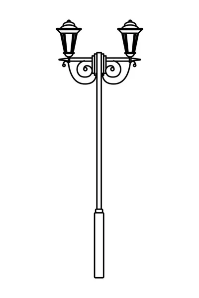 Street lamp icon — Stock Vector