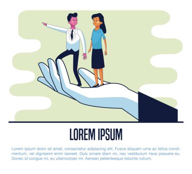 İş insanlar posteri