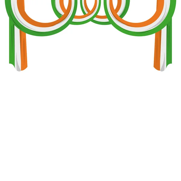 भारत ध्वज फ्रेम — स्टॉक व्हेक्टर