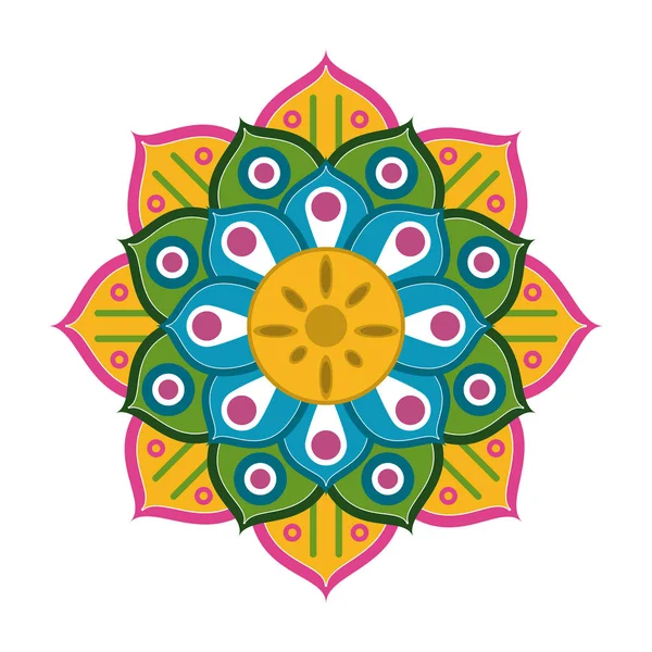 Symbole de fleur de lotus — Image vectorielle