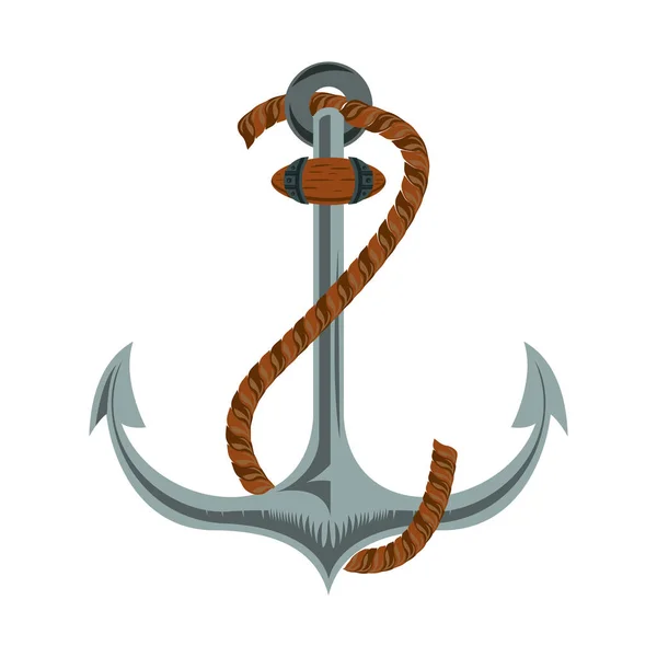 Anchor marine symbol — Stock Vector