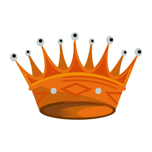Lyxiga crown symbol — Stock vektor
