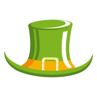 Elf şapka karikatür izole