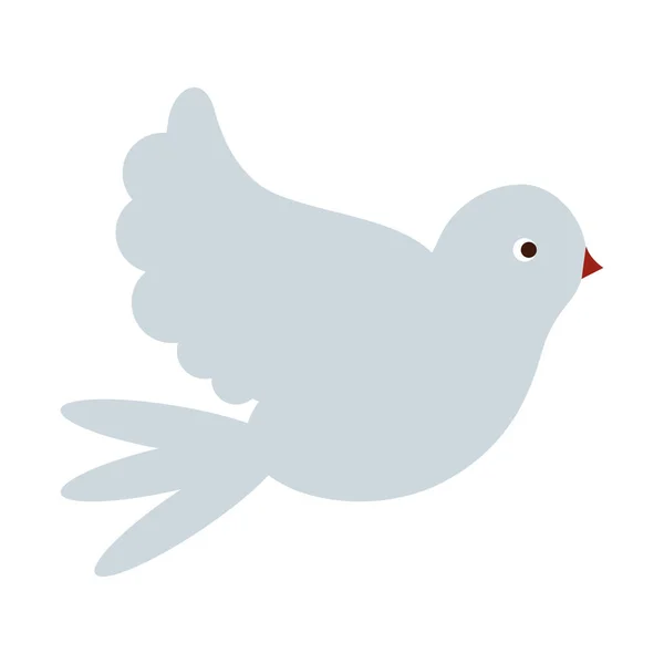 Tourterelle oiseau de paix — Image vectorielle