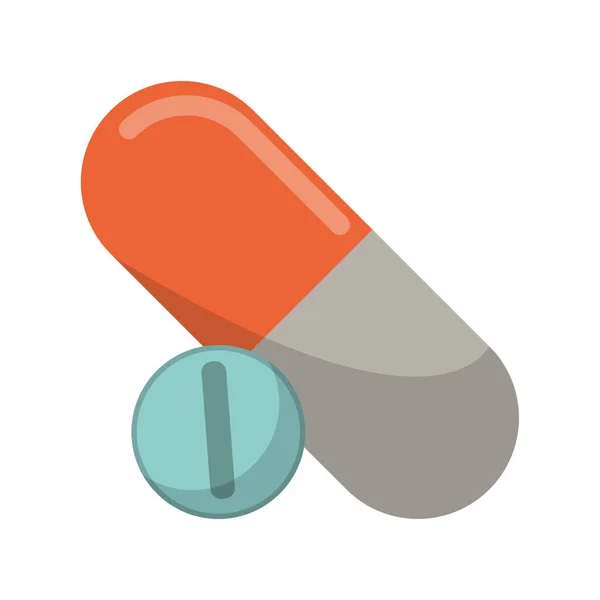 Medicina droga simbolo — Vettoriale Stock