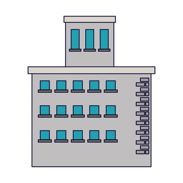 Gebouw bedrijf onroerend goed — Stockvector