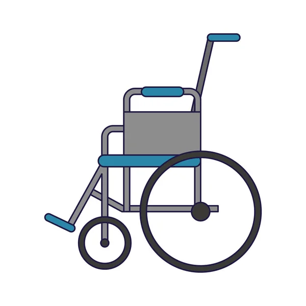 Symbole handicap fauteuil roulant — Image vectorielle