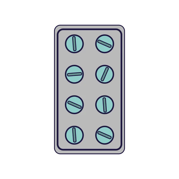 Symbol tabletki leku — Wektor stockowy