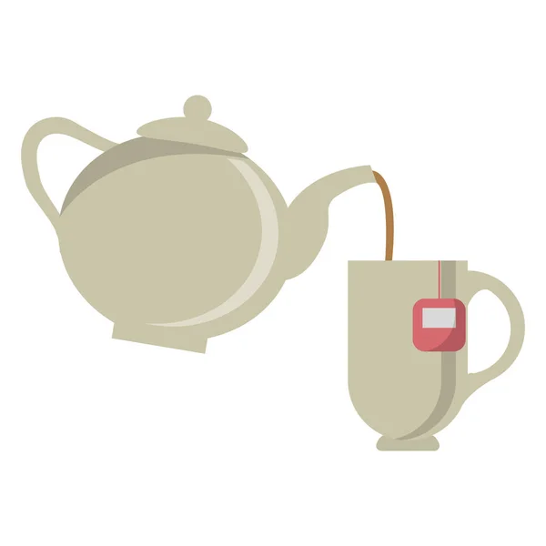 Concept de boissons au café — Image vectorielle
