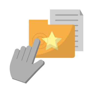 İmleç ile klasör ve belge'yi tıklatın