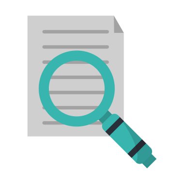 Büyüteç simgesiyle belge