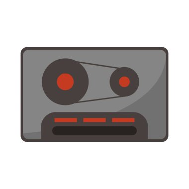 Müzik kaset vintage sembolü