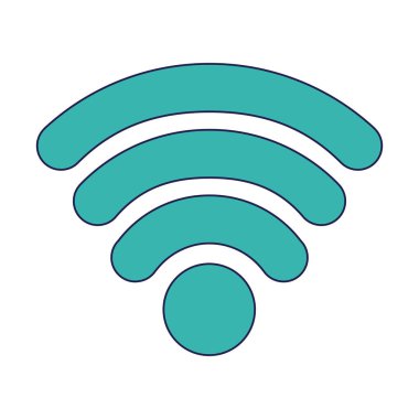 WiFi bölge Internet simgesi