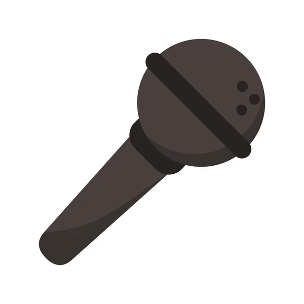 Simbolo del microfono musicale — Vettoriale Stock