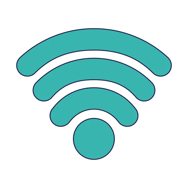 WiFi zonen internet symbol — Stock vektor