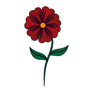 Çiçekler Doğa çizgi film