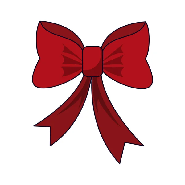 Bow tie decorative — Stock Vector