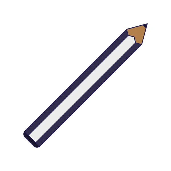 Pencil utbildning symbol isolerade — Stock vektor