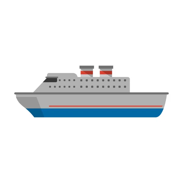 Cruise ship båt — Stock vektor