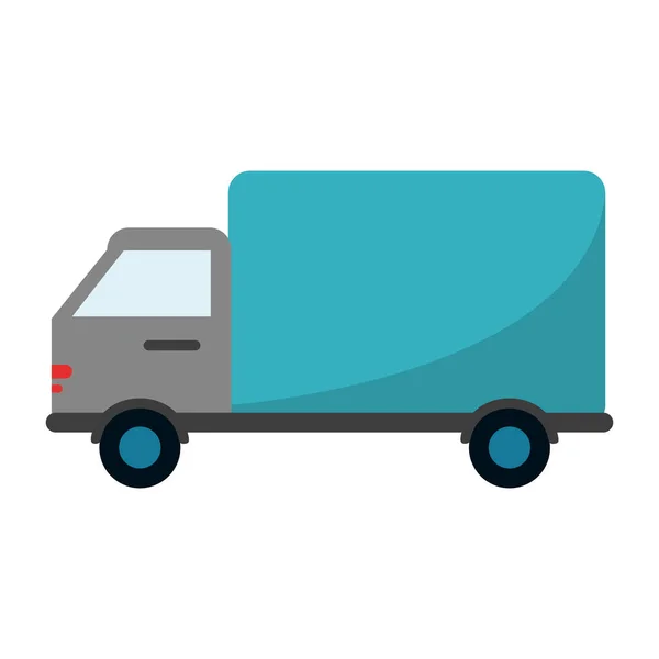 Araç teslim kargo kamyon — Stok Vektör