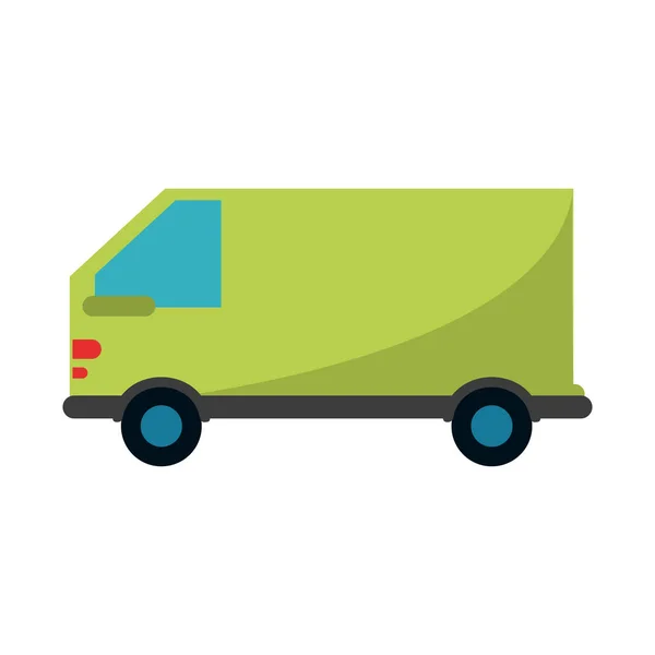 配送貨物のトラック車両 — ストックベクタ